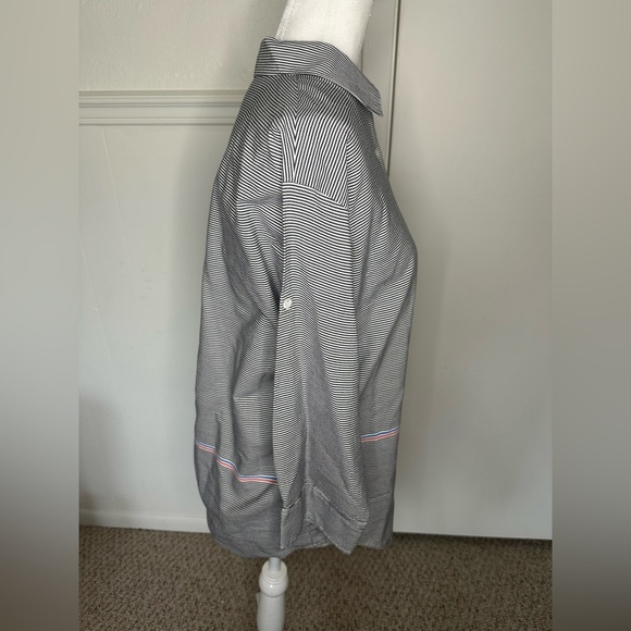 J.Crew Black and White Casual Button Down Shirt size 8 - Picture 3 of 7